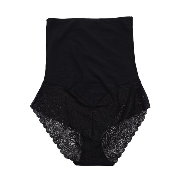 Women's - Simone Perele Black Lace High Waist Shaper Brief, Size 4 - Picture 7 of 9